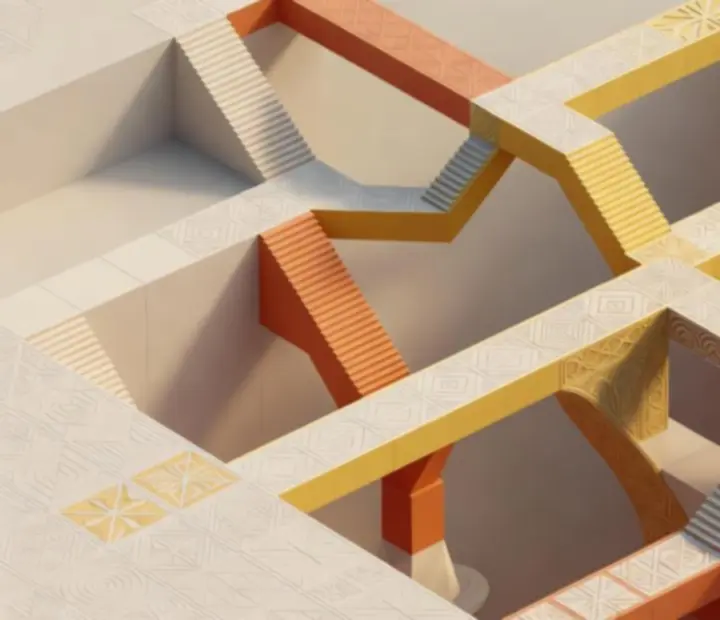 Lehetetlen ösvények és lebegő lépcsők egy Monument Valley 2 pályán