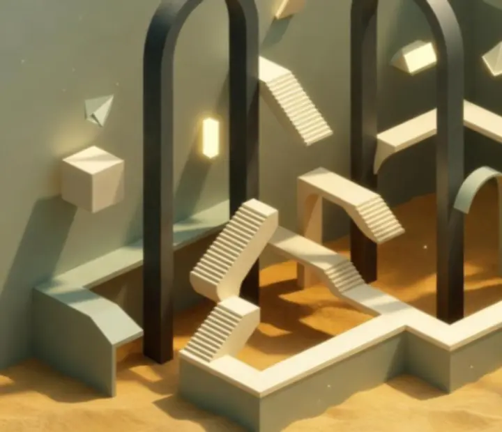 Lehetetlen, optikai illúziókra épülő építészeti szerkezet a Monument Valley 2-ben